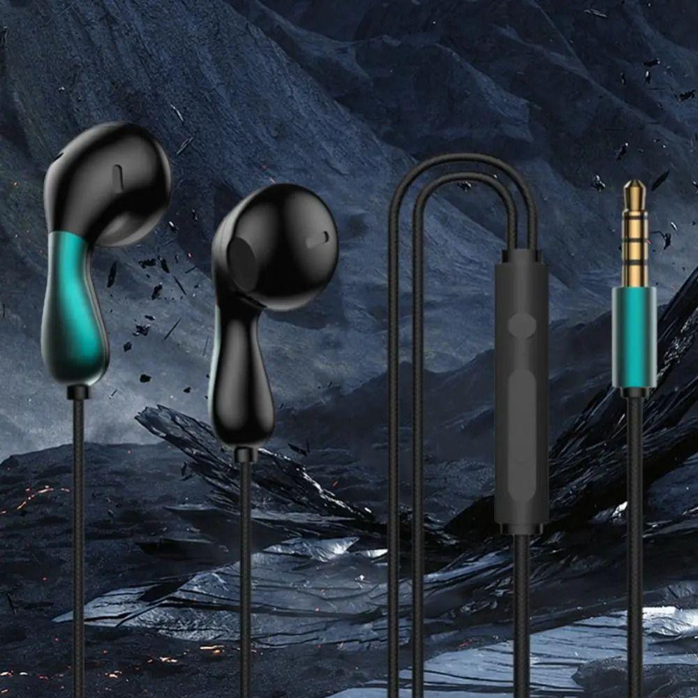 HD Mic Hifi Stereo Headset Noise Reduction Type C&3.5mm Earphones Wired Headphones Music