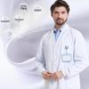 Пластиковый защитный лабораторный халат