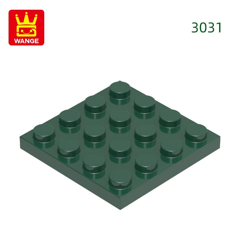 Нетоксичные 44 шт./лот 3031 4x4 Строительные блоки Аксессуары Moc Совместимые с Кирпичами DIY Образовательные Игрушки Для Детей Подарочная Коробка