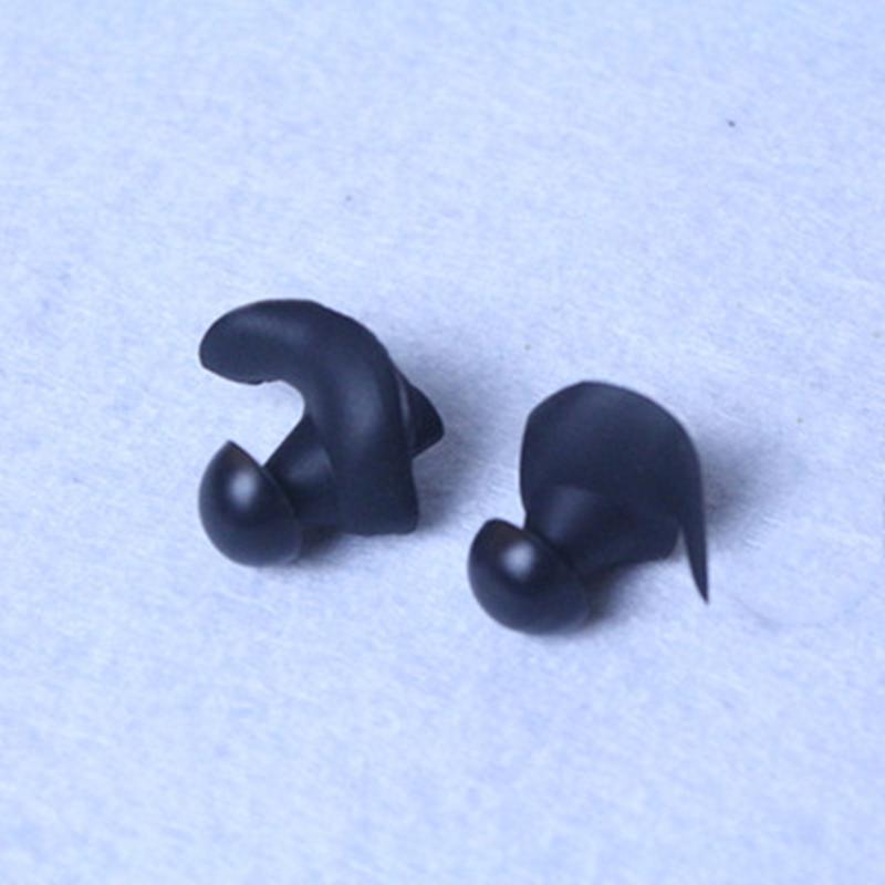 1 Pair Soft Environmental Silicone Spiral Waterproof Dust-Proof Earplugs Water Sports Swim Accessories