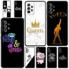 Чехол для телефона King Queen Lovers для Samsung Galaxy A51 A71 A21S A12 A11 A31 A52 A41 A32 A23 A33 A53 A73 A03S A13 5G