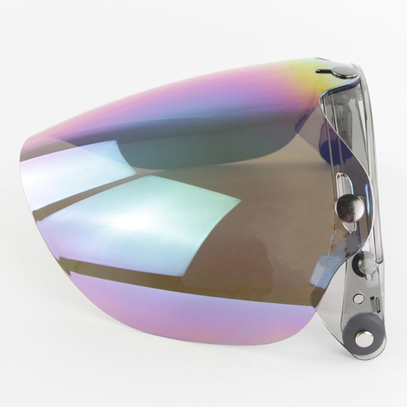 Универсальный 3-кнопочный открытый козырек Bubble Shield для мотоциклетного шлема, аксессуары