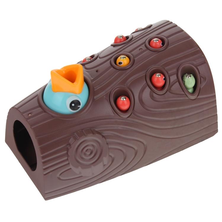 Magnetic Arcade Game Woodpecker Feed the Bird Owl Catch the Worm
