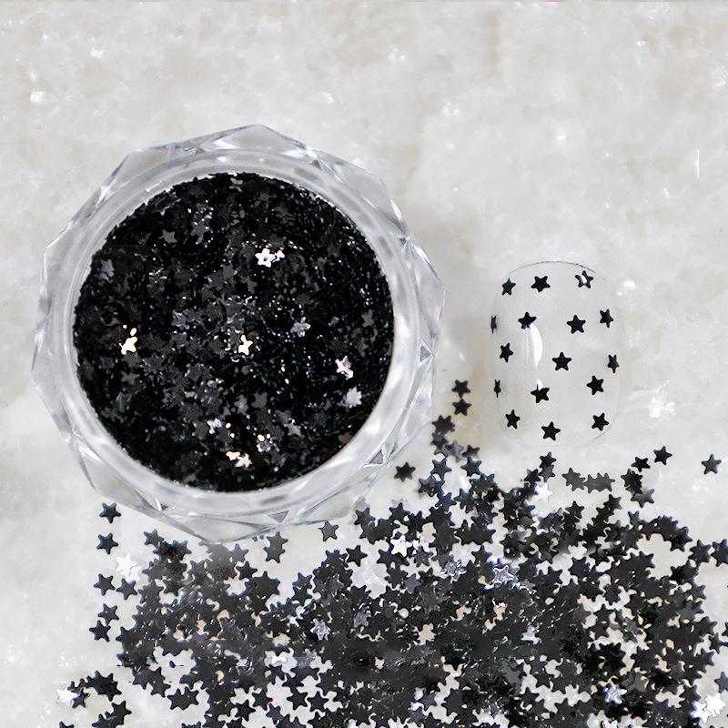 1 баночка 1 мм мини сверкающий звездный глиттер для ногтей сверкающее украшение для ногтей дизайн для маникюрного салона милые аксессуары дизайн для нейл-арта своими руками