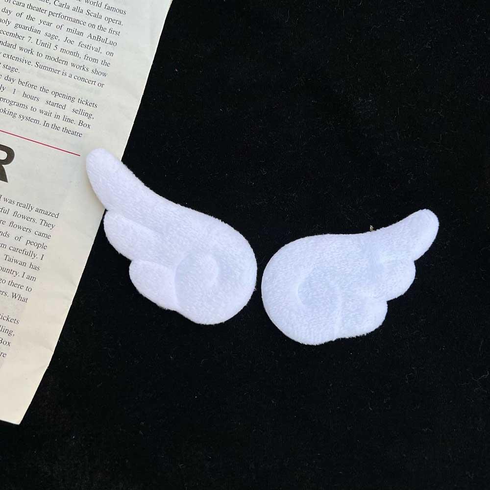 Angel Wings Portable Makeup Bag Cosmetics Storage Bag Large Capacity Student Stationery Organizer Bag Cartoon Sweet Handbags