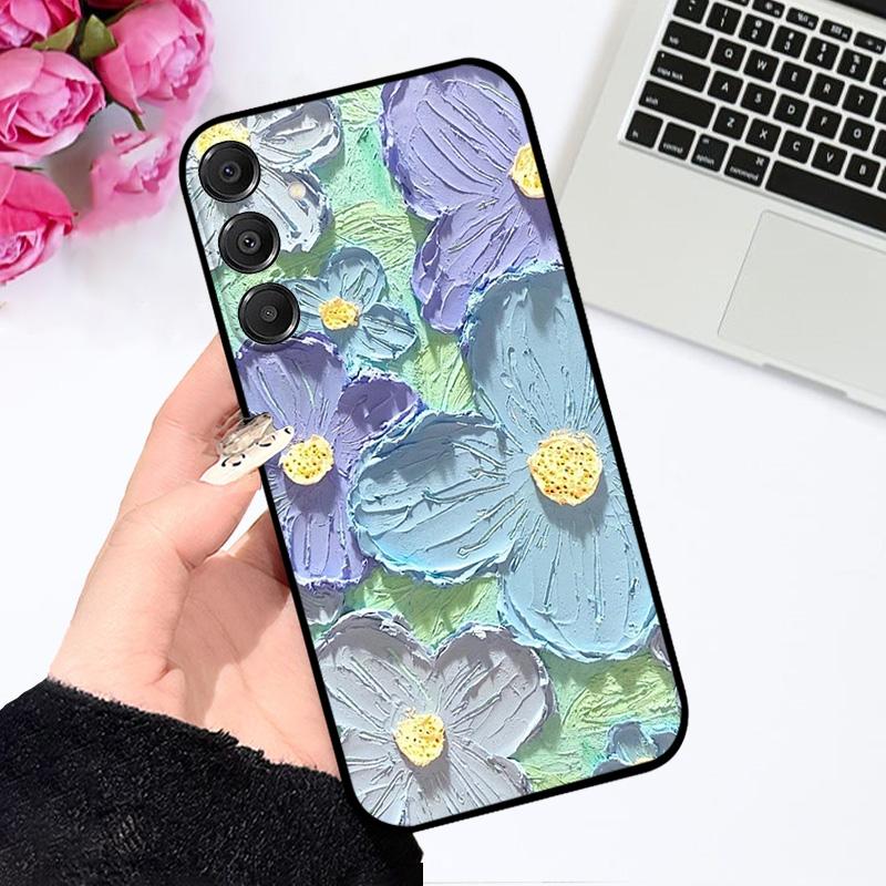 Для Samsung A16 Чехол A16 4G 5G Цветная Печать Ударопрочный Силиконовый ТПУ Чехол для Телефона Для Galaxy A15 Милый Астронавт Бампер Capa