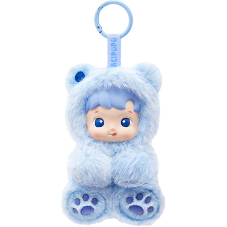 POP MART HACIPUPU Коллекция мармеладных мишек Виниловый плюшевый кулон Мистери-боксы, Один Мистери-бокс