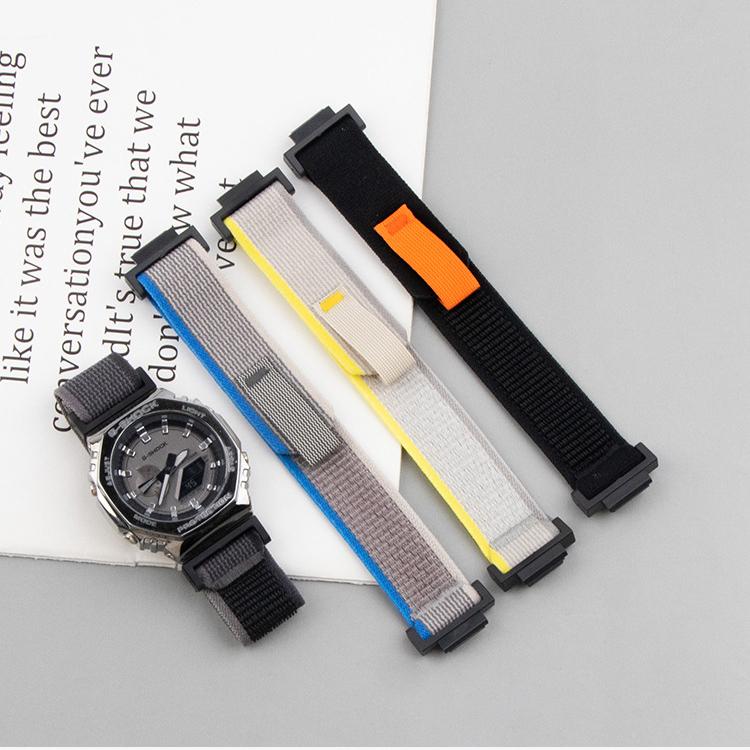 Ремешок для часов 16 мм для Casio G-SHOCK GA-110 800 2100 GD100 120 G8900 5600 GW-M5610 6900 GLS-8900, ремешок для часов Alpine Loop, нейлоновый ремешок