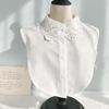 Women's Versatile White Lace Fake Shirt Collar for Spring and Autumn
