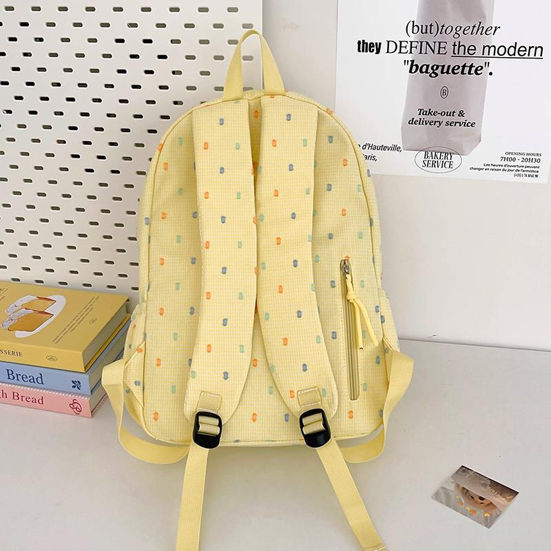 Женский рюкзак большой вместимости, школьная сумка для школьников, простой рюкзак с принтом