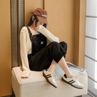 Ретро кожаные маленькие белые туфли женские новые универсальные с цветными вставками повседневные спортивные кеды на плоской подошве женские