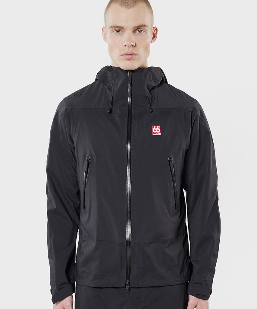 66North Snipe Shell Jacket Black 900
