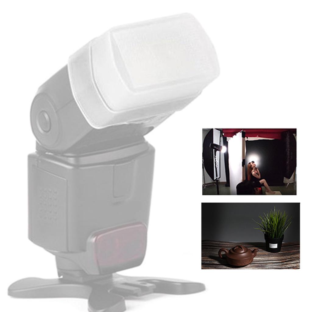 3 шт. Мини цифровая камера вспышка рассеиватель софтбокс подходит для Canon 580EX верхняя вспышка белый