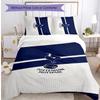 Tottenham Hotspur Pattern Printed 3PCS Bedding Set Soft Skin-Friendly Washable Duvet Cover & Pillowcases Set All Season Bedroom