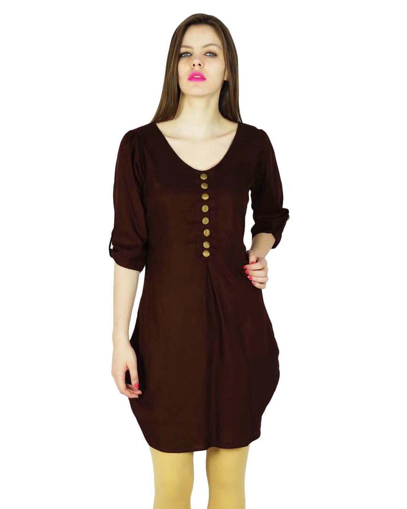 Phagun Индийский дизайнер Bollywood Kurta Women Ethnic Kurti Rayon Top Tunic