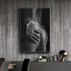 Black White Sexy Men and Women Couple Love Canvas Paintings Posters and Prints Wall Art Pictures for Living Room Home Decoration