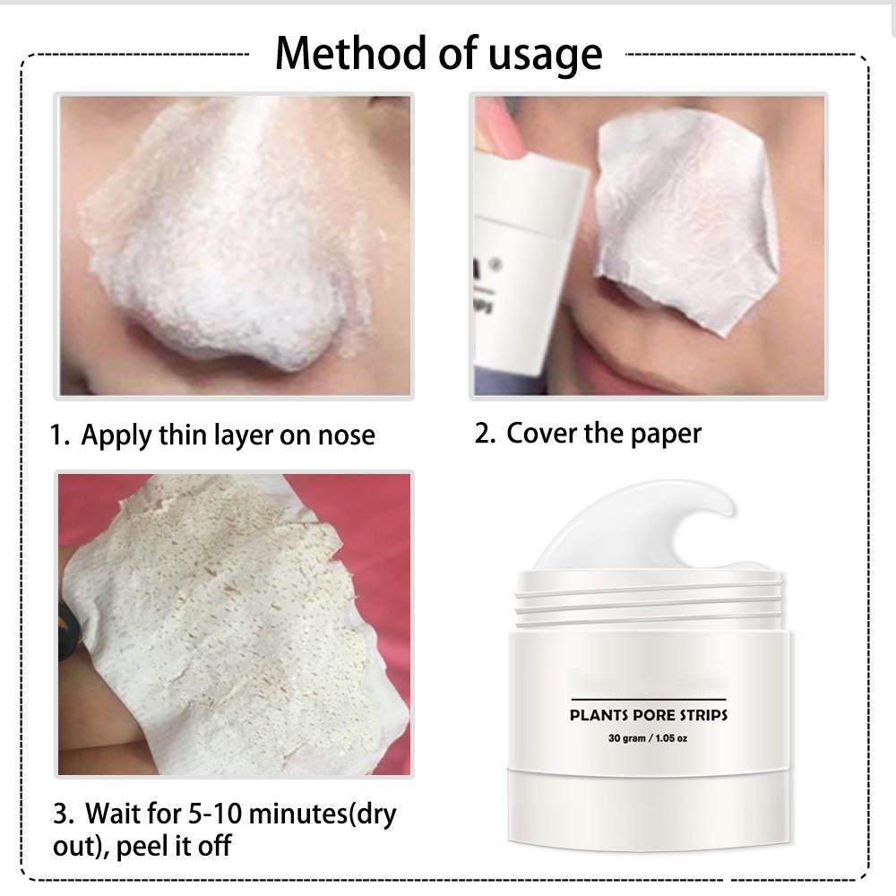 Маска для носа для удаления черных точек Lanbena Pore Strip Черная маска Пилинг Лечение прыщей Уход за кожей