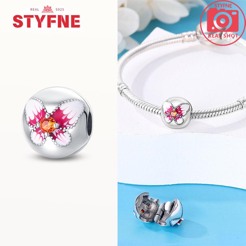 New Silver 925 Blue Dragonfly Butterfly Charms Beads Fit Bracelet for Women DIY Fine Jewelry Accessories Beads Gifts