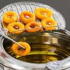 2.2/3.2/4.2L Tempura Fryer Pan Stainless Steel Fryer Pot Deep Frying Pot  Household Cooking