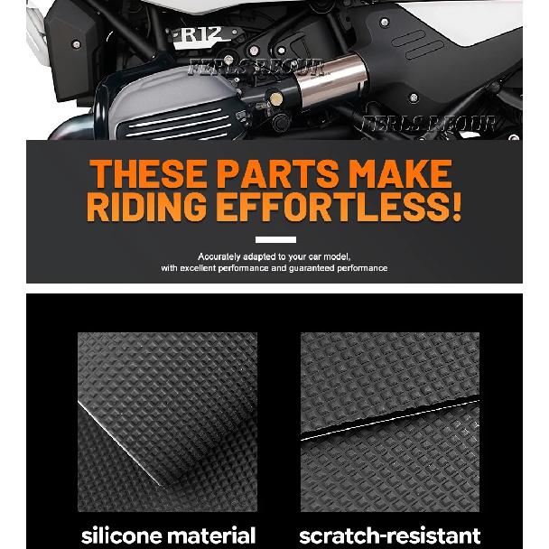 Наклейки-защита топливного бака для Bmw R12g/Sr12gs 2025 2026 Силиконовые защита от царапин Нескользящие Высококачественные Мотоаксессуары