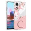 Чехол Cherry Flower Letter AB для Xiaomi Redmi Note 11 10 9 8 Pro 10S 9S 9A 9C 9T 10C K40 7 8T прозрачный мягкий силиконовый чехол для телефона
