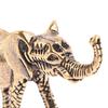 Antique Bronze Minature Elephant Figurines Tea Pet Table Ornament Decoration