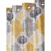 2 шт. Марокканский мотив с люверсами Glace Cotton Yellow, шторы с люверсами и люверсами