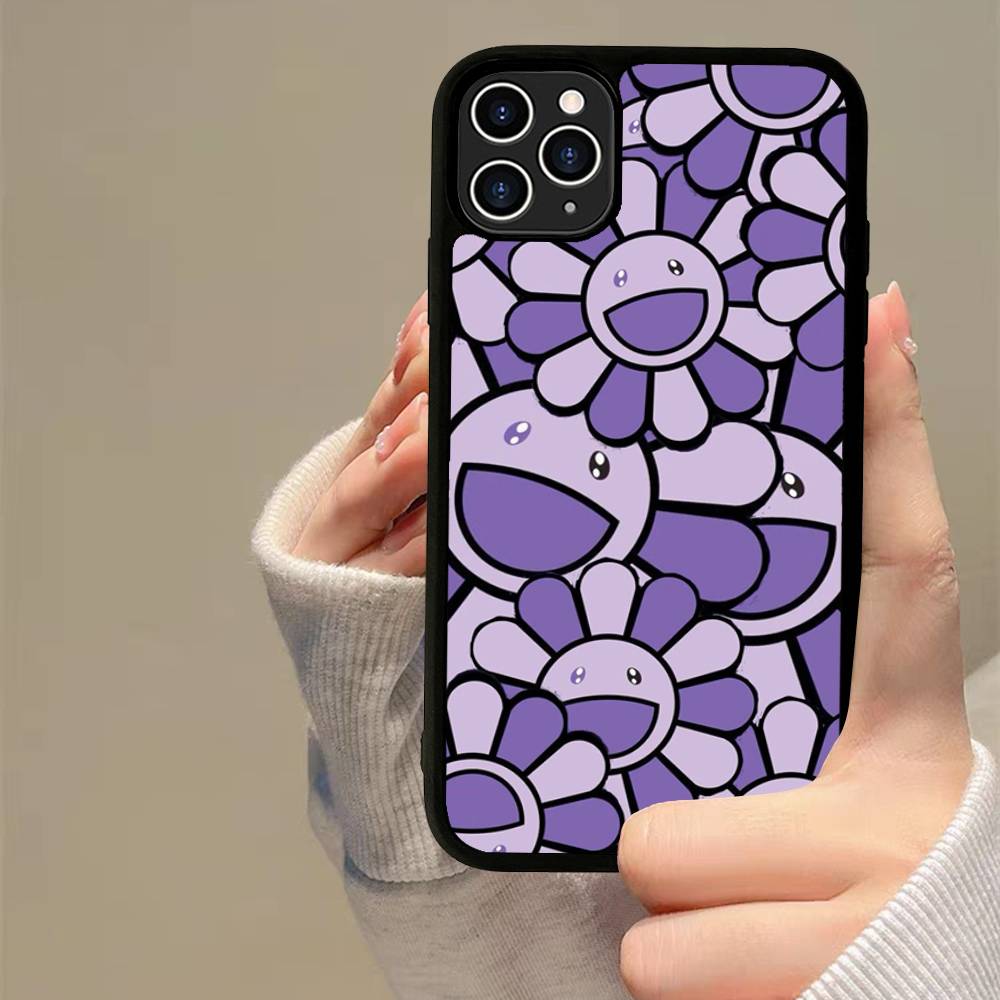 Японские Художники M-murakami T-takash Искусство Красочный PC+TPU Чехол для Телефона Для iPhone 11 12 13 14 15 16 17 Plus Pro Max Чехол
