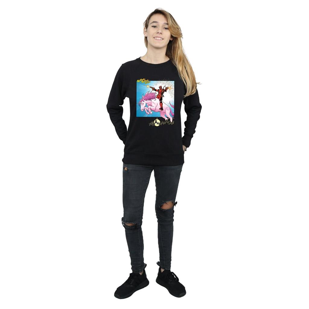 Marvel Womens/Ladies Deadpool Hey You Sweatshirt