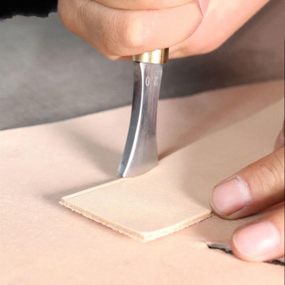 Embedding Thread Leather Edge Press Sector Leather Scriber High Quality Leather Edge Holder