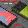 KEYSION Shockproof Armor Case for Xiaomi 14T Pro 5G Soft Silicone+PC Transparent Honeycomb Phone Back Cover for Xiaomi 14T 5G