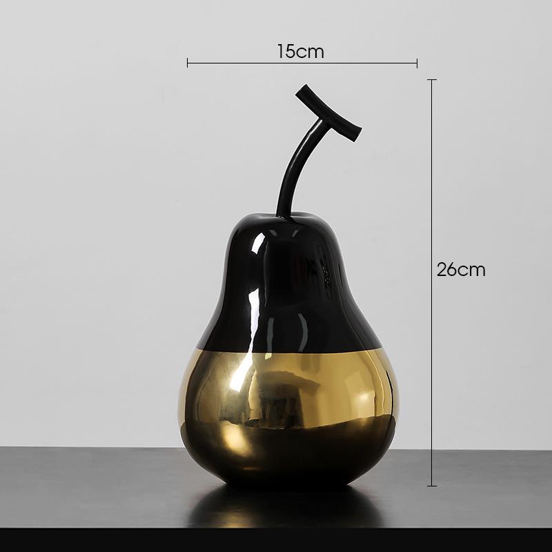 Nordic Fruit Ceramic Decoration Modern Simple Office Home Soft Decoration Model Room Bedroom Creative