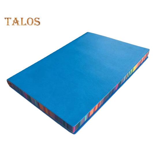 Блокнот А5 с утолщенными краями цвета радуги, обложка из искусственной кожи, прочный переплет, четкая линия печати, гладкое письмо, 100/200 страниц, офис, бизнес-студенты