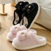 Fashion Women's Cotton Slippers  Cotton Slippers Plush Cartoon Warm Comfort Couple Home Thick Soled Lovely Non Slip Slippers Cat 2025