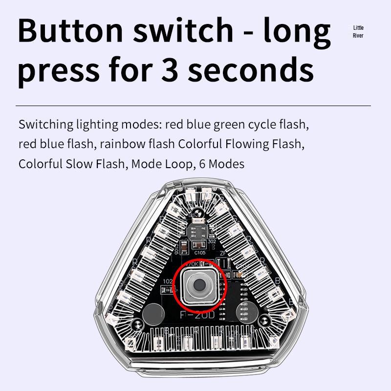 Solar-Powered Anti-Collision Flashing Brake Light for Cars and Motorcycles