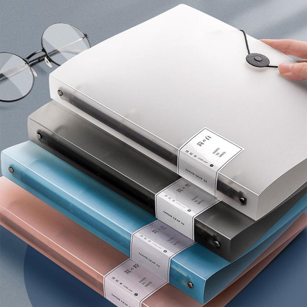 Папка-регистратор с 4 кольцами 12,59x9,76 дюймов, вмещает 220 листов, водостойкая, для презентаций студентов, учителей, офисных работников