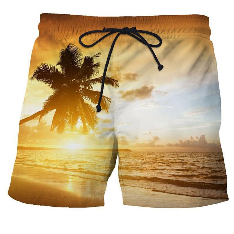Мужские шорты, летние повседневные молодежные пляжные шорты с 3D принтом, весенние маленькие эластичные короткие брюки