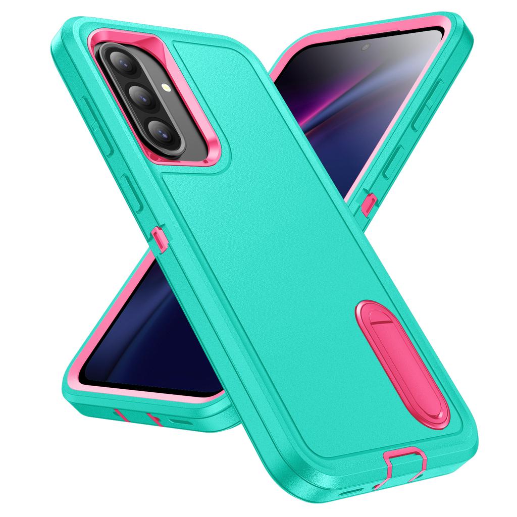 Чехол-броня 3 в 1 для защиты телефона Samsung Galaxy A16 A26 A36 A56 5G A06 A14 A54 A15 A17 с жесткой пластиковой рамкой и ТПУ задней крышкой