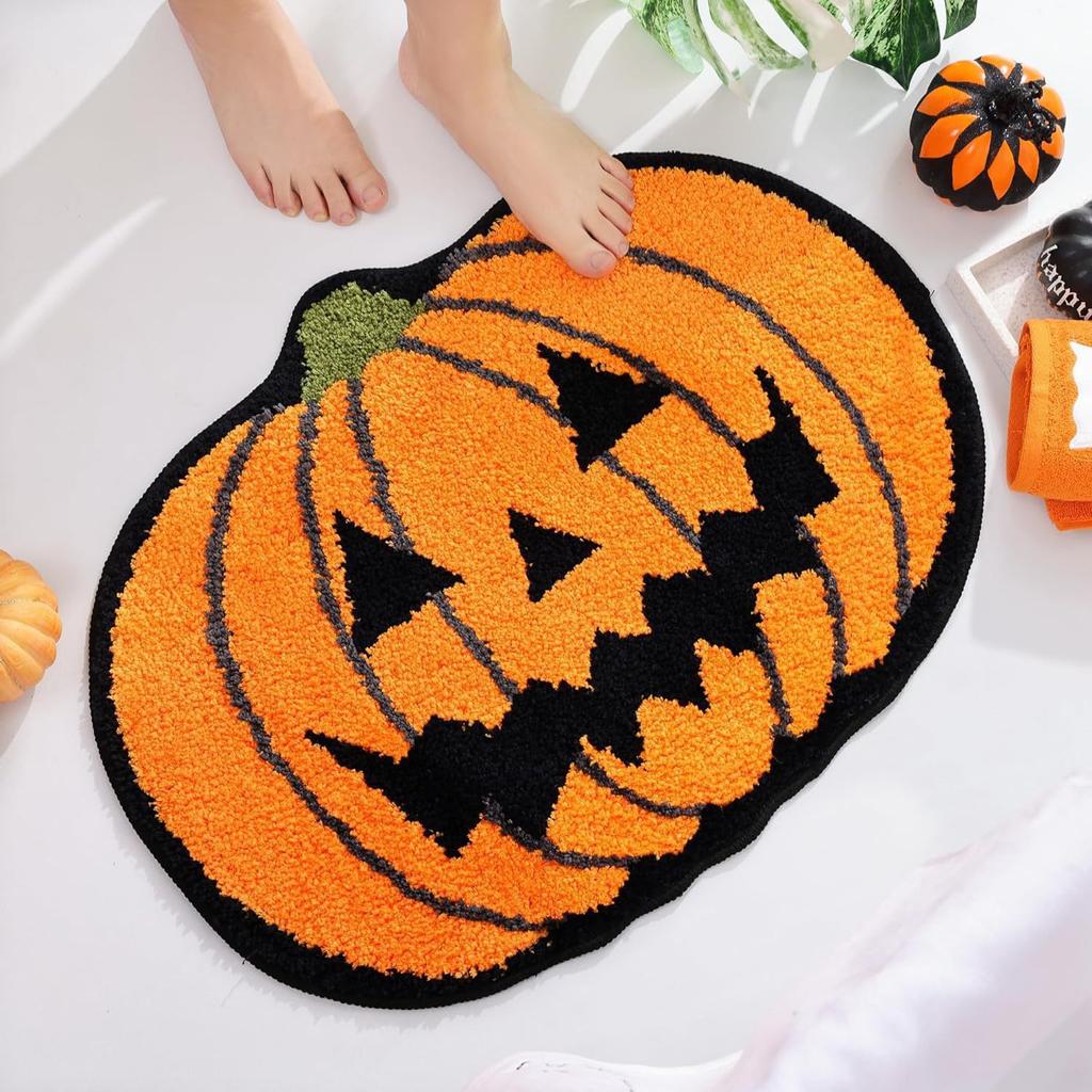 Halloween-shaped Cashmere Floor MATS, Bathroom Anti-slip Floor MATS, Festival-decorated Living Room and Bedroom Door MATS