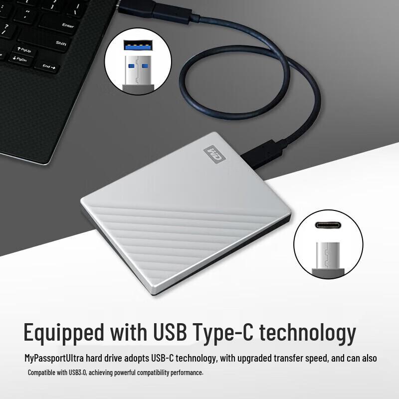WD Мой портативный внешний жесткий диск Passport Ultra