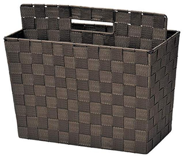 PP Basket Magazine Rack 35.5cm 58-82DBR