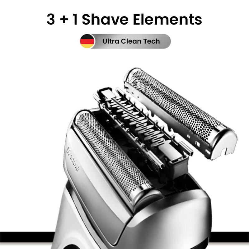 Braun Электробритва S9 Active 9077cc с 5-в-1 центром ухода и дорожным футляром для зарядки