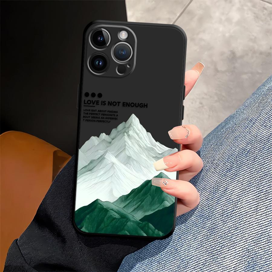 Чехол для Apple iPhone 17 Pro Max 11 12 14 15 Pro 7 8 Air 16 13 XR XS MAX Funda Чехол для телефона Гора Фудзи