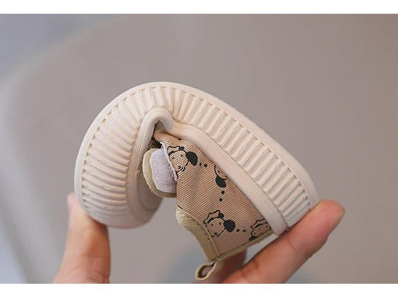 Детские парусиновые кеды весна/осень: Мягкая подошва, дышащая, легко надевается для малышей