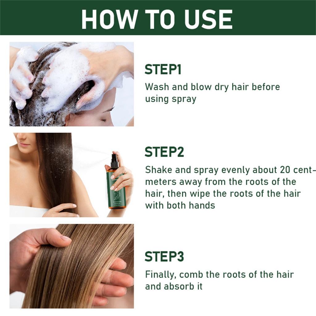 Сыворотка-масло для ухода за волосами с женьшенем 100 мл Против пушистости Мягкий уход После завивки Сухие Поврежденные Длительный аромат Спрей