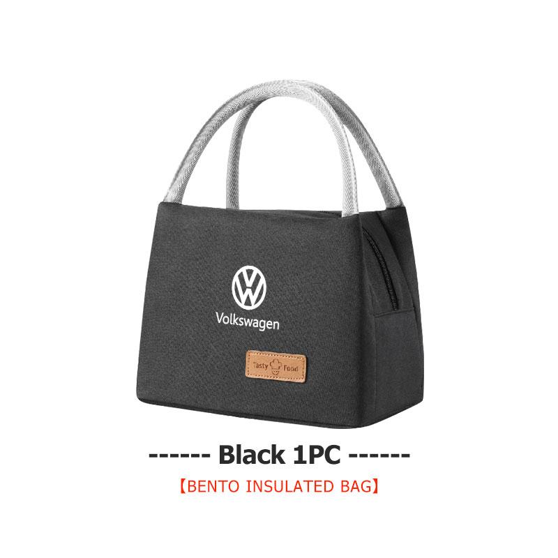 For Volkswagen VW Lunch Box Insulation Bag Picnic Case Food Organizer Bento Scirocco Jetta Beetle Golf 4 5 6 Passat Polo B5