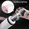 Бесшумная пилка для ногтей для питомцев 3 режима шлифовки Электрический триммер для ногтей Питание от батареек Пилка для ногтей со светодиодной подсветкой для котят и крупных собак