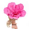 Большой Цветочный Декор Повязка на Голову Ободок Шляпка Фасинатор Головной Убор Свадебный Макияж Выпускной Фотография Головной Убор Аксессуары для Волос EMA