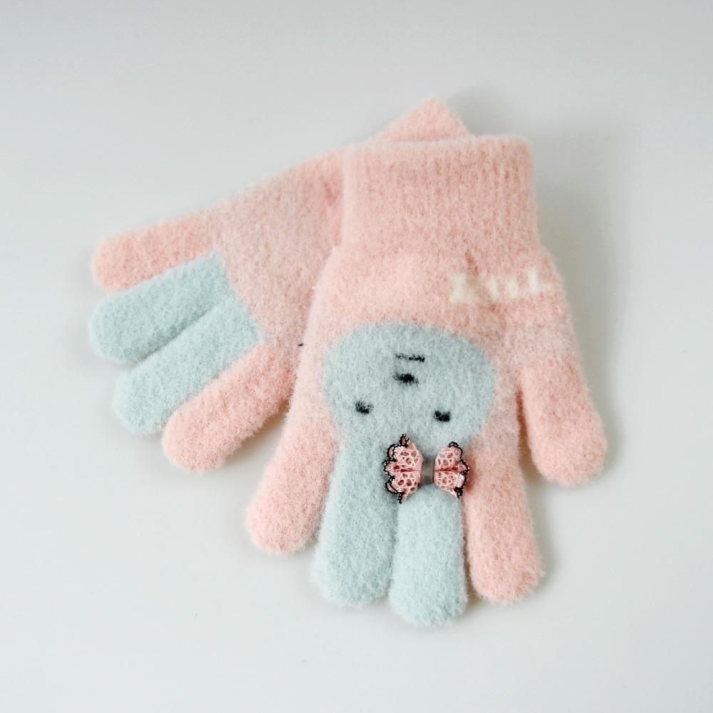 Холодостойкие осенне-зимние перчатки, утепленные теплые варежки, перчатки с длинными пальцами, теплые руки для мальчиков и девочек