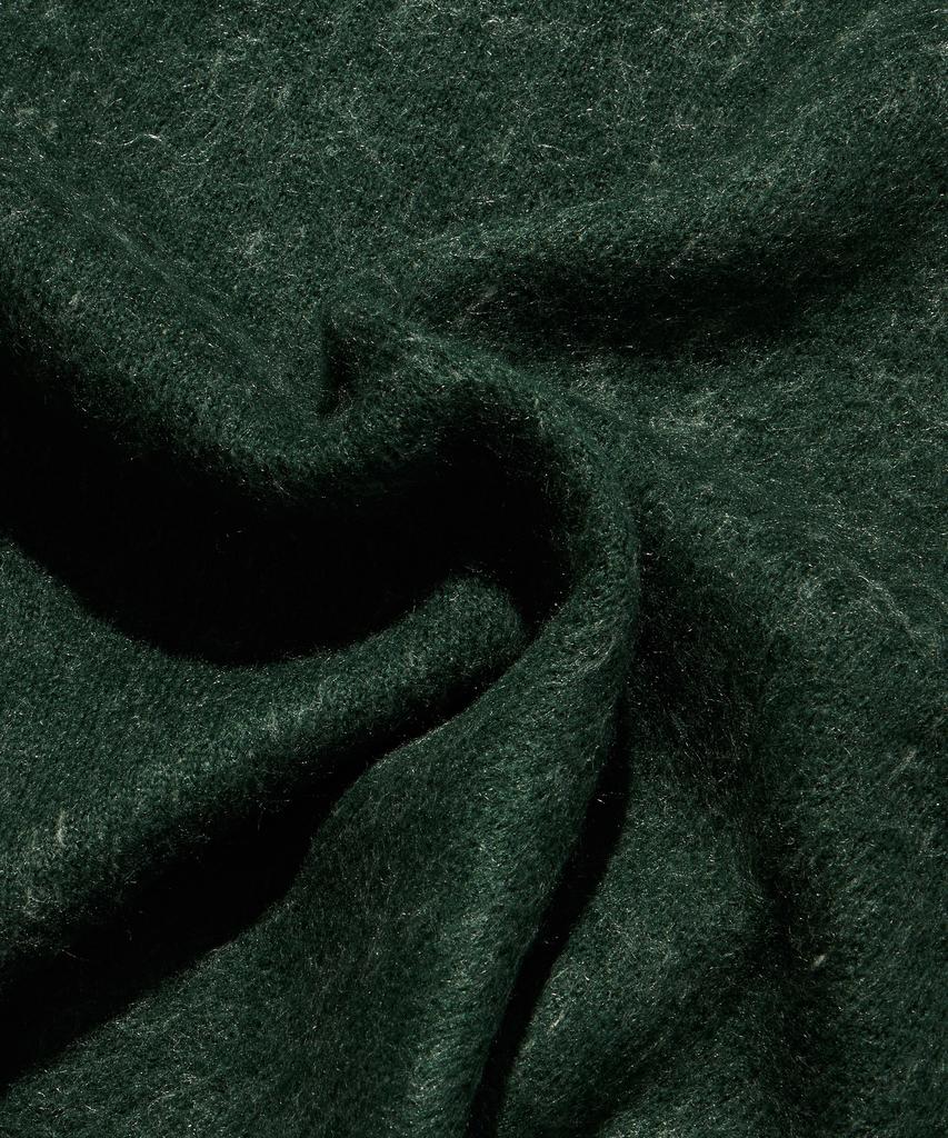 DISCUS ATHLETIC Gothic Logo Jacquard Knit Sweater Green